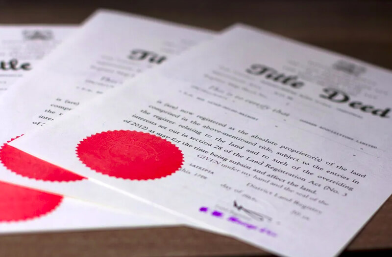 Icon representing title verification